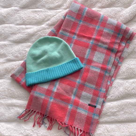J.Crew hat and scarf.